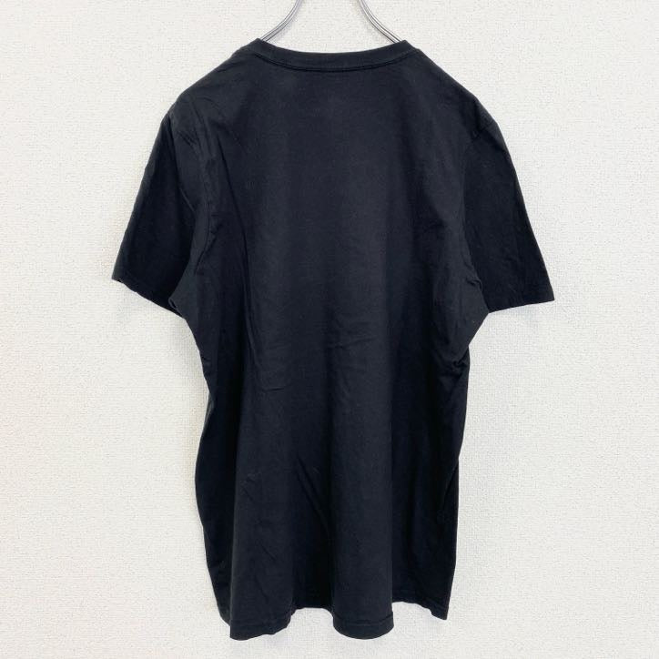 古着 used　adidas　アディダス　半袖クルーネックプリントTシャツ　NCAA　バスケットボール　黒　ブラック　Lサイズ