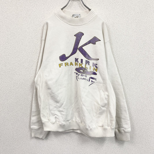 90s　Lee　リー　カークフランクリン　スウェット/トレーナー　ヴィンテージ　白　ホワイト　XLサイズ