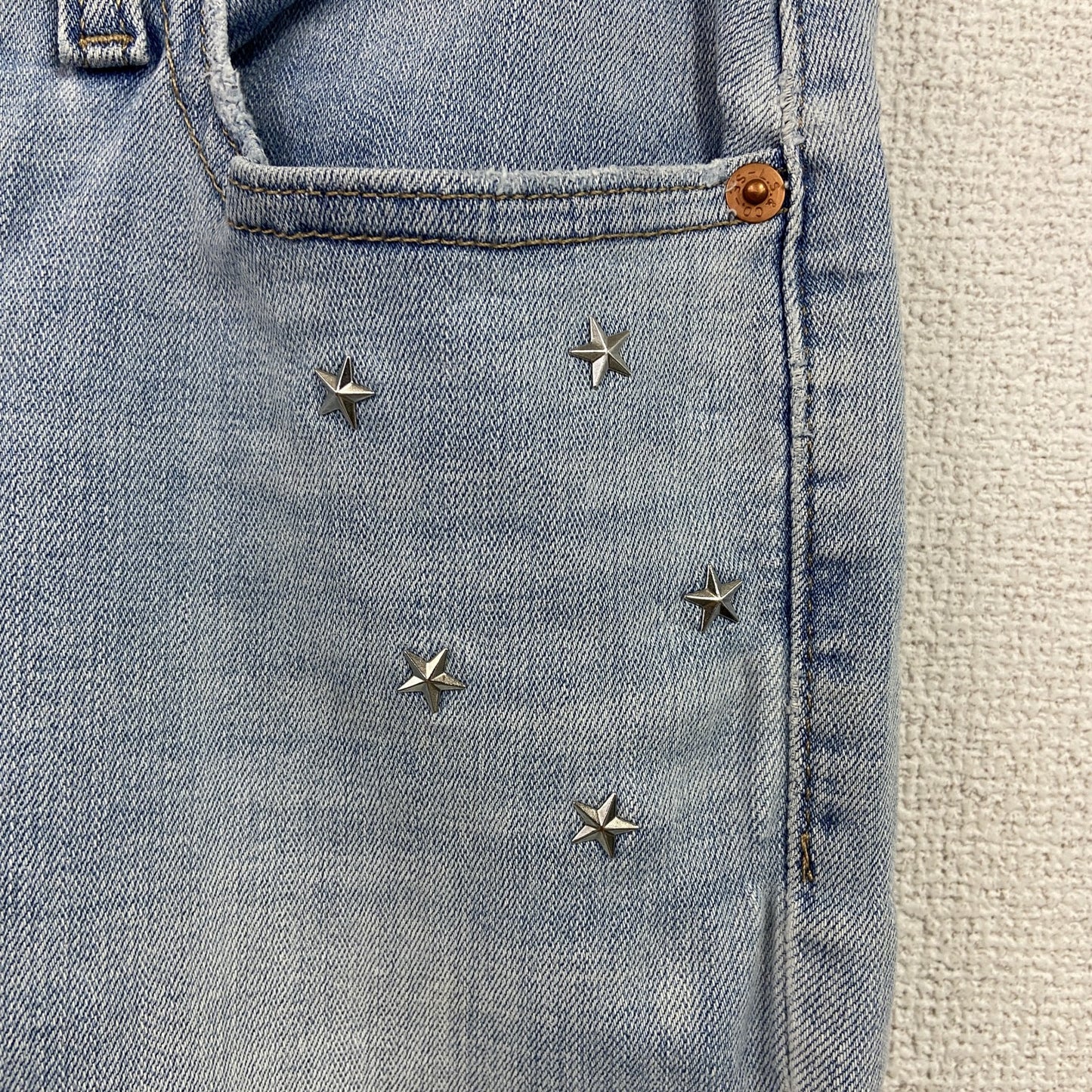 Levi's　リーバイス　デニムパンツ/ジーンズ　ジップフライ　ライトブルー　25サイズ　古着