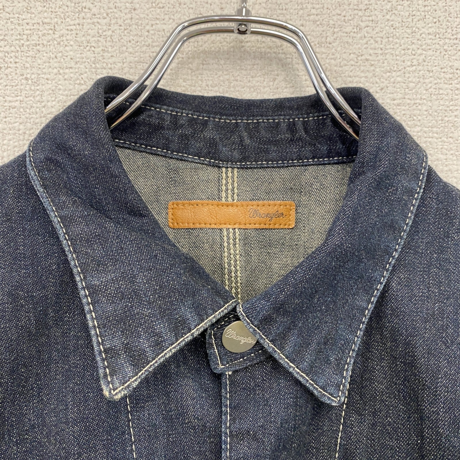 Wrangler　ラングラー　デニムジャケット/Gジャン　カバーオール　4つポケット　フラップポケット　インディゴ　Lサイズ