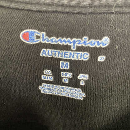 古着 used　Champion　チャンピオン　半袖カレッジプリントTシャツ　ウェイクフォレスト大学　黒　ブラック　Mサイズ