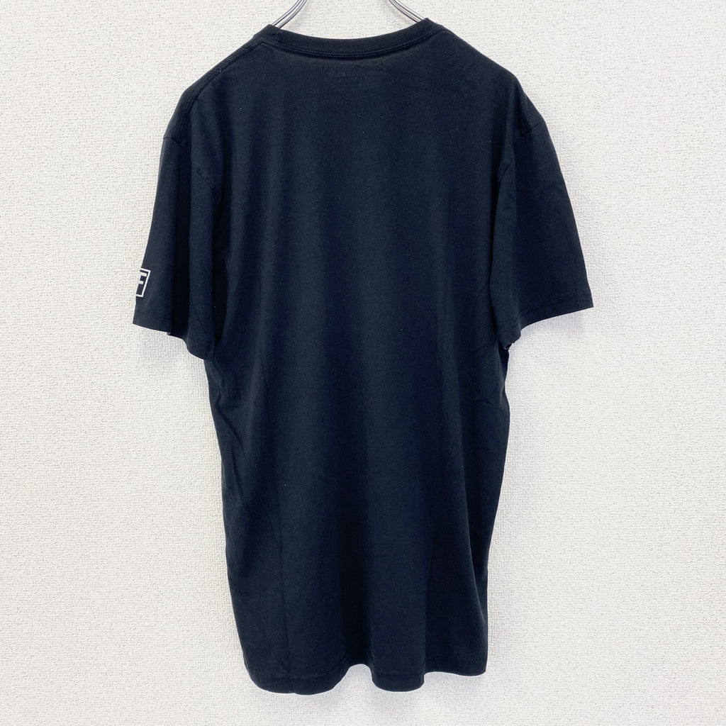 古着 used　Kush Friendly　半袖デザインTシャツ　DOPE SOCIETY　クルーネック　黒　ブラック　Lサイズ
