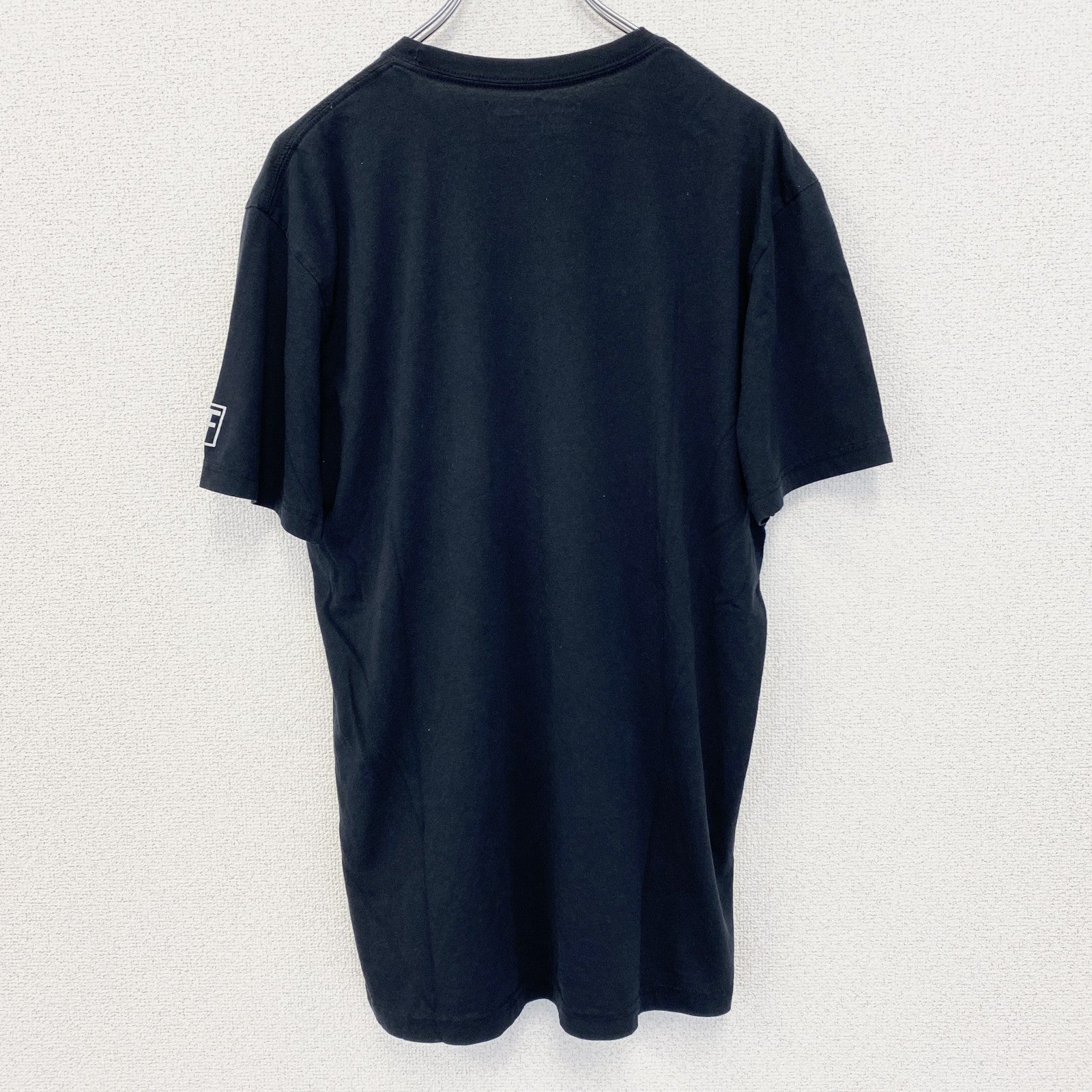 古着 used　Kush Friendly　半袖デザインTシャツ　DOPE SOCIETY　クルーネック　黒　ブラック　Lサイズ