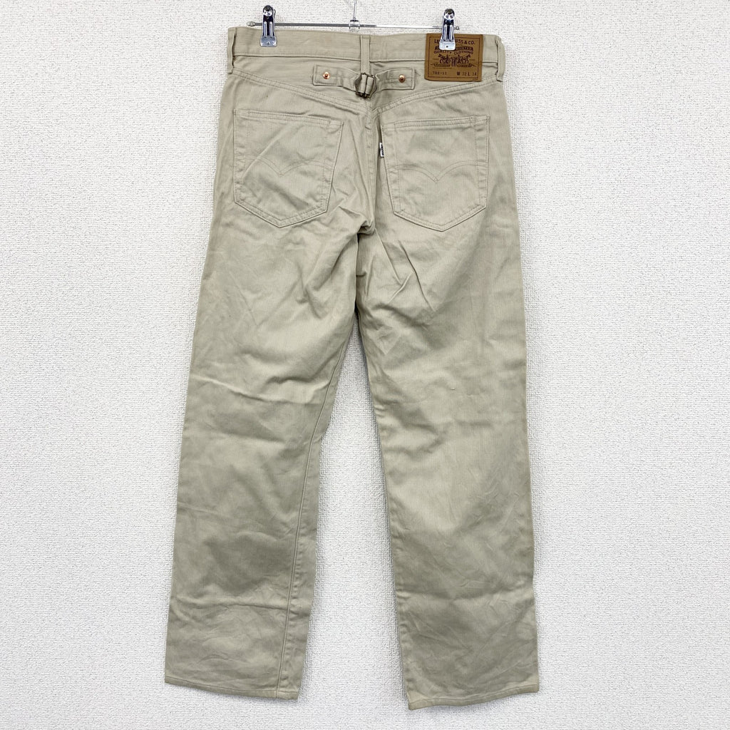 Levi’s　リーバイス　702-11　ピケパンツ　ボタンフライ　シンチバック　ベージュ　W32サイ