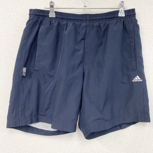 adidas　アディダス　climaproof　ハーフパンツ/ショートパンツ　パフォーマンスロゴ　刺繍ロゴ　紺　ネイビー　Lサイズ