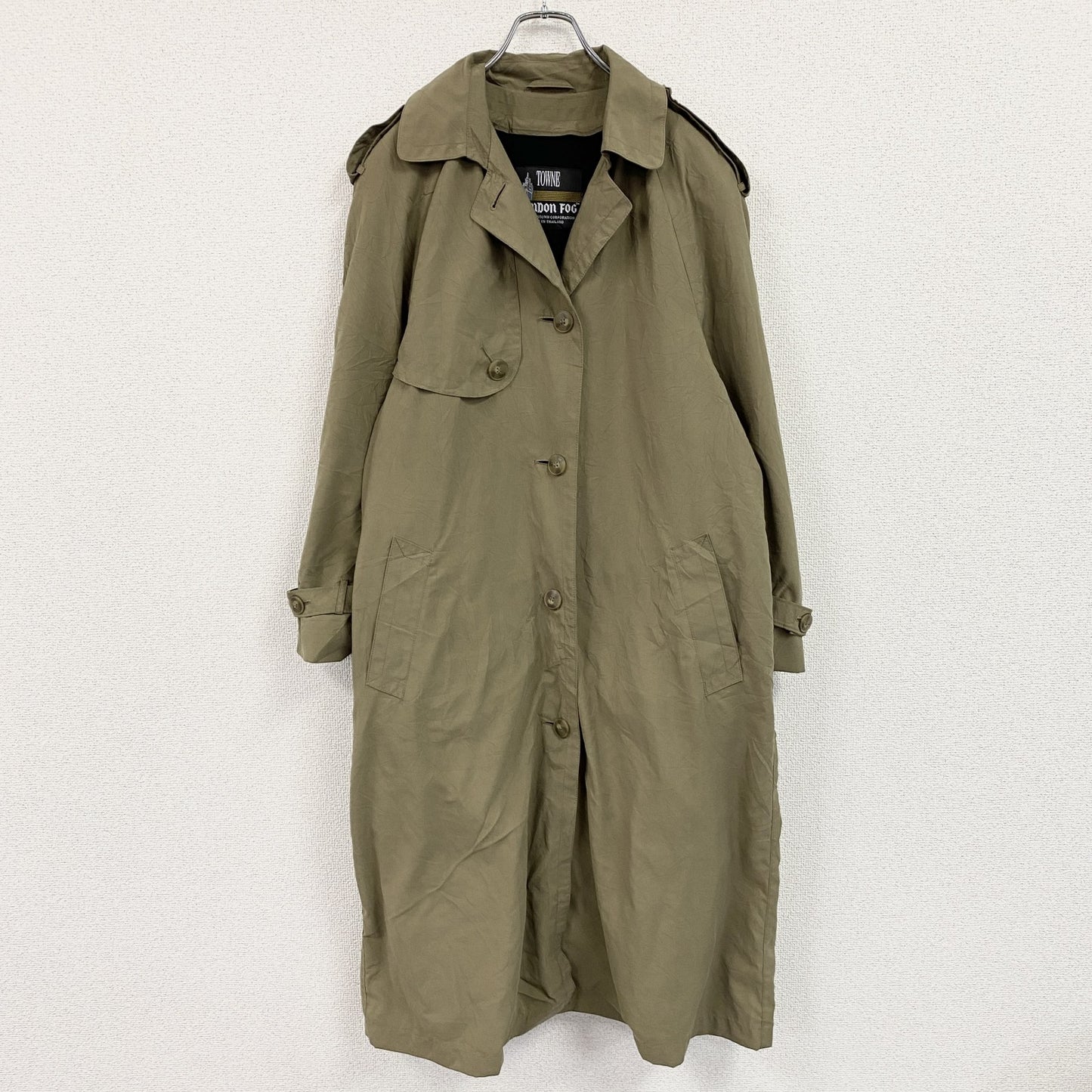 TOWNE　LONDON FOG　ロンドンフォグ　トレンチコート　ベージュ　8サイズ
