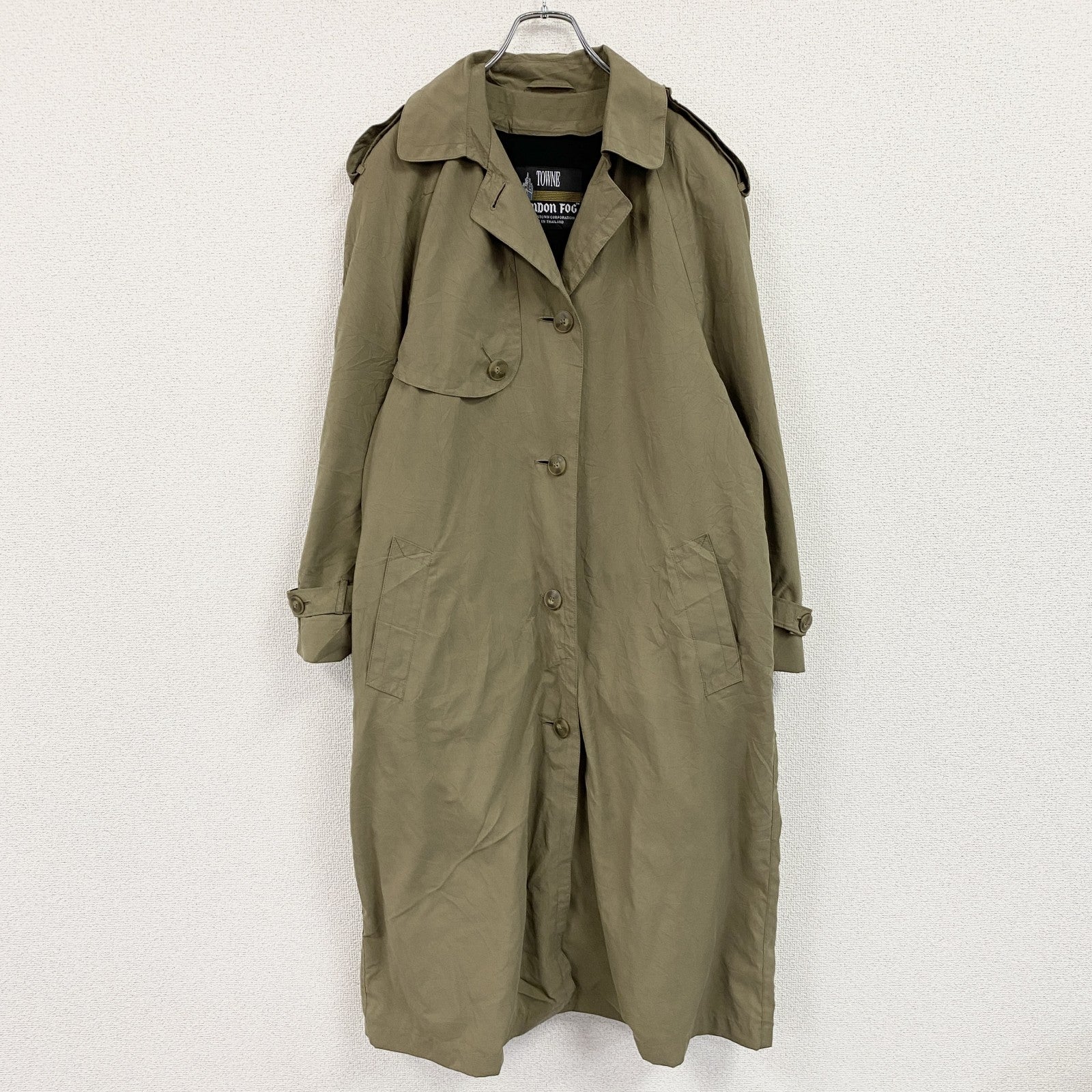 TOWNE　LONDON FOG　ロンドンフォグ　トレンチコート　ベージュ　8サイズ