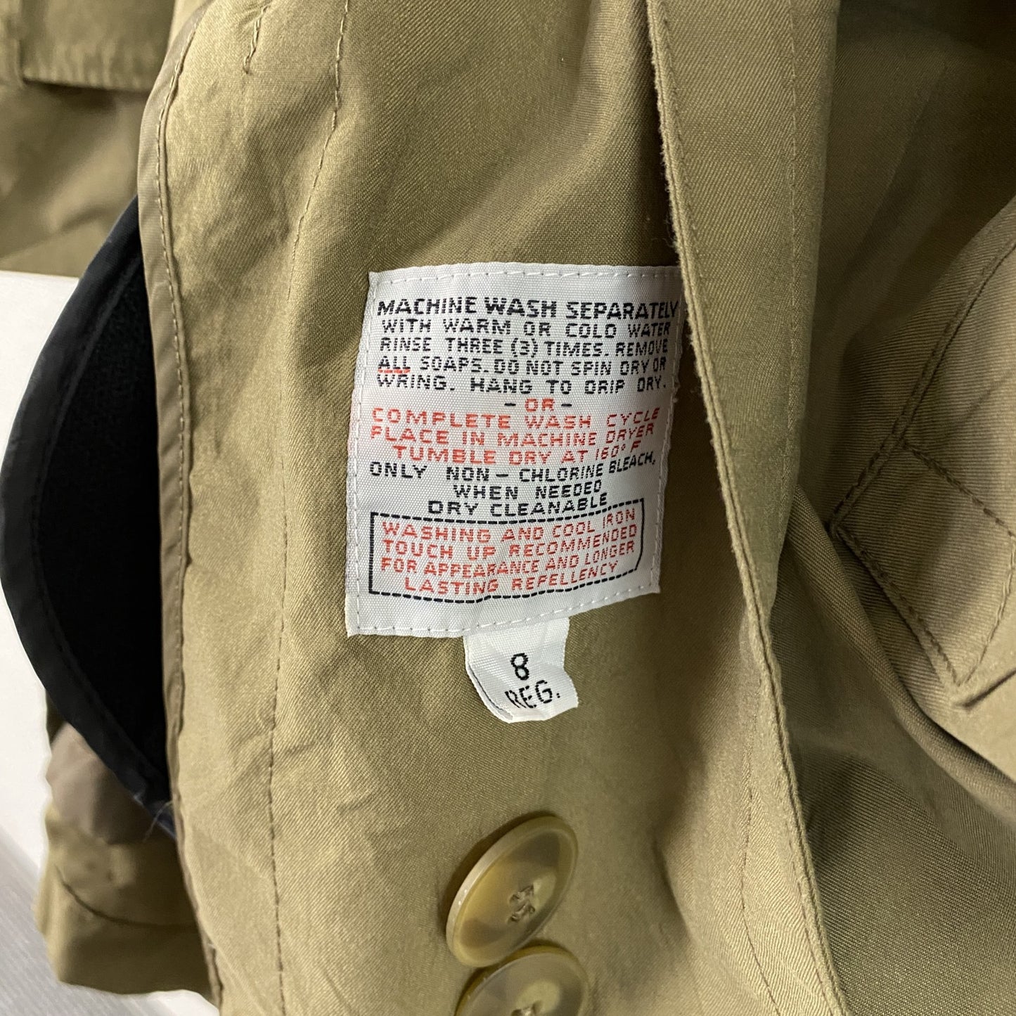 TOWNE　LONDON FOG　ロンドンフォグ　トレンチコート　ベージュ　8サイズ