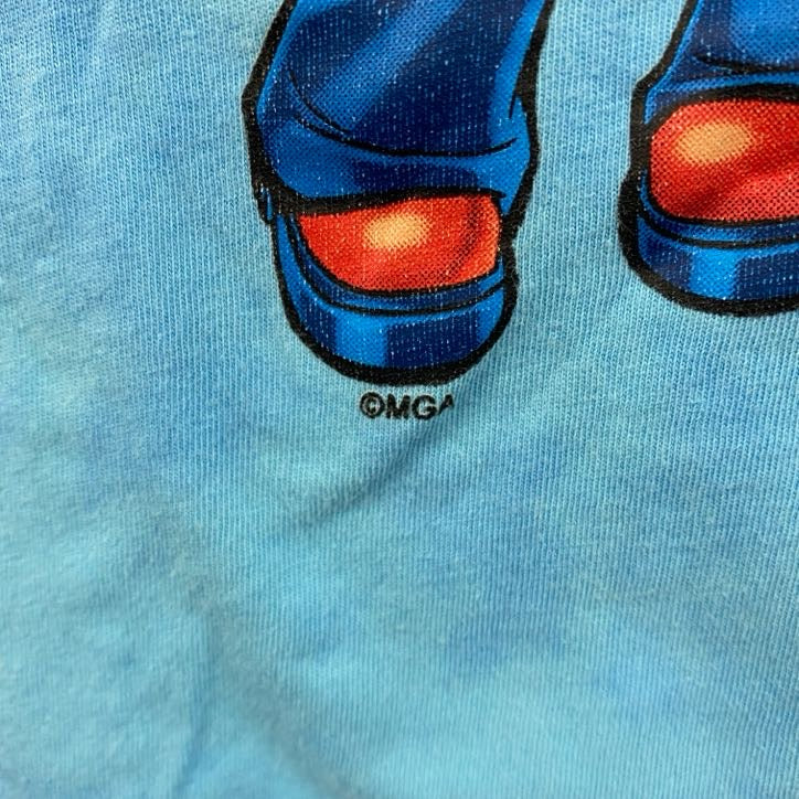 BRATZ　ブラッツ　半袖キャラクタープリントTシャツ　USドールT　ギャルT　タイダイ　水色　ライトブルー　Mサイズ