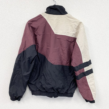 90s　Holloway　フルジップナイロンジャケット　ヴィンテージ　朱色　ボルドー　XSサイズ