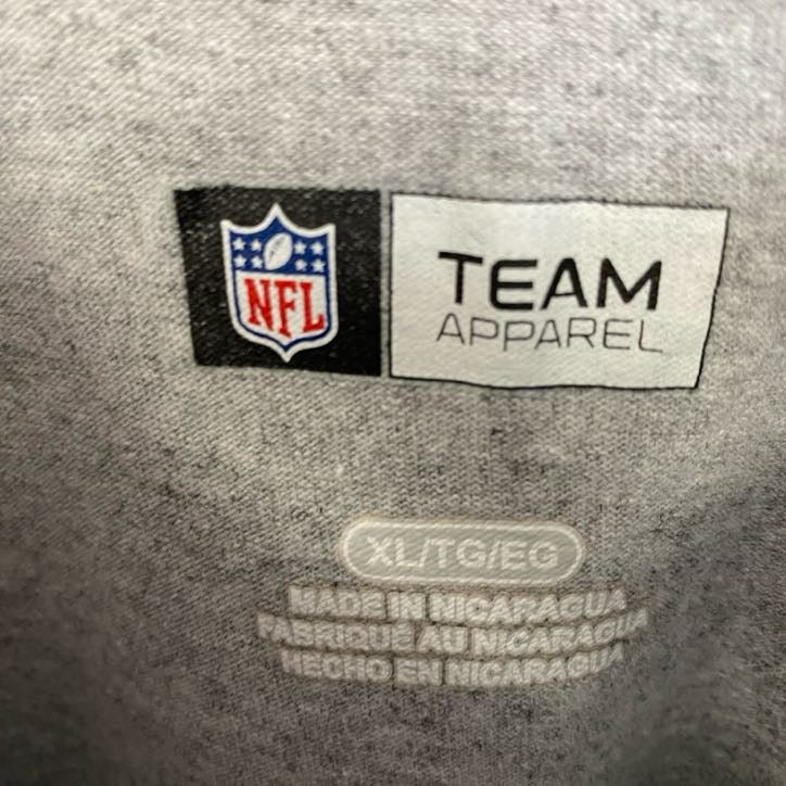 古着 used　NFL　TEAM APPAREL　半袖プリントTシャツ　インディアナポリスコルツ　フットボール　グレー　XLサイズ