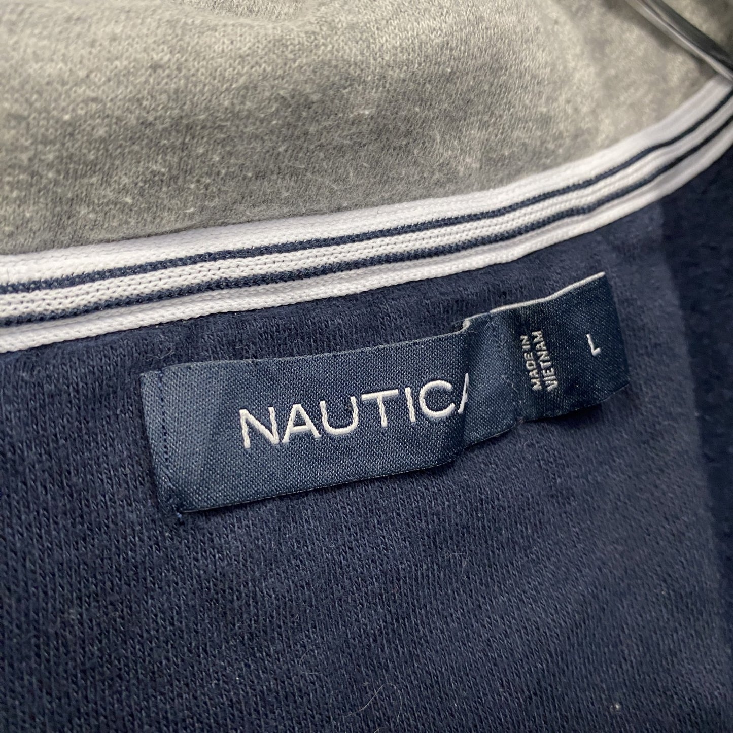 NAUTICA　ノーティカ　ハーフジップスウェット/トレーナー　紺　ネイビー　Lサイズ