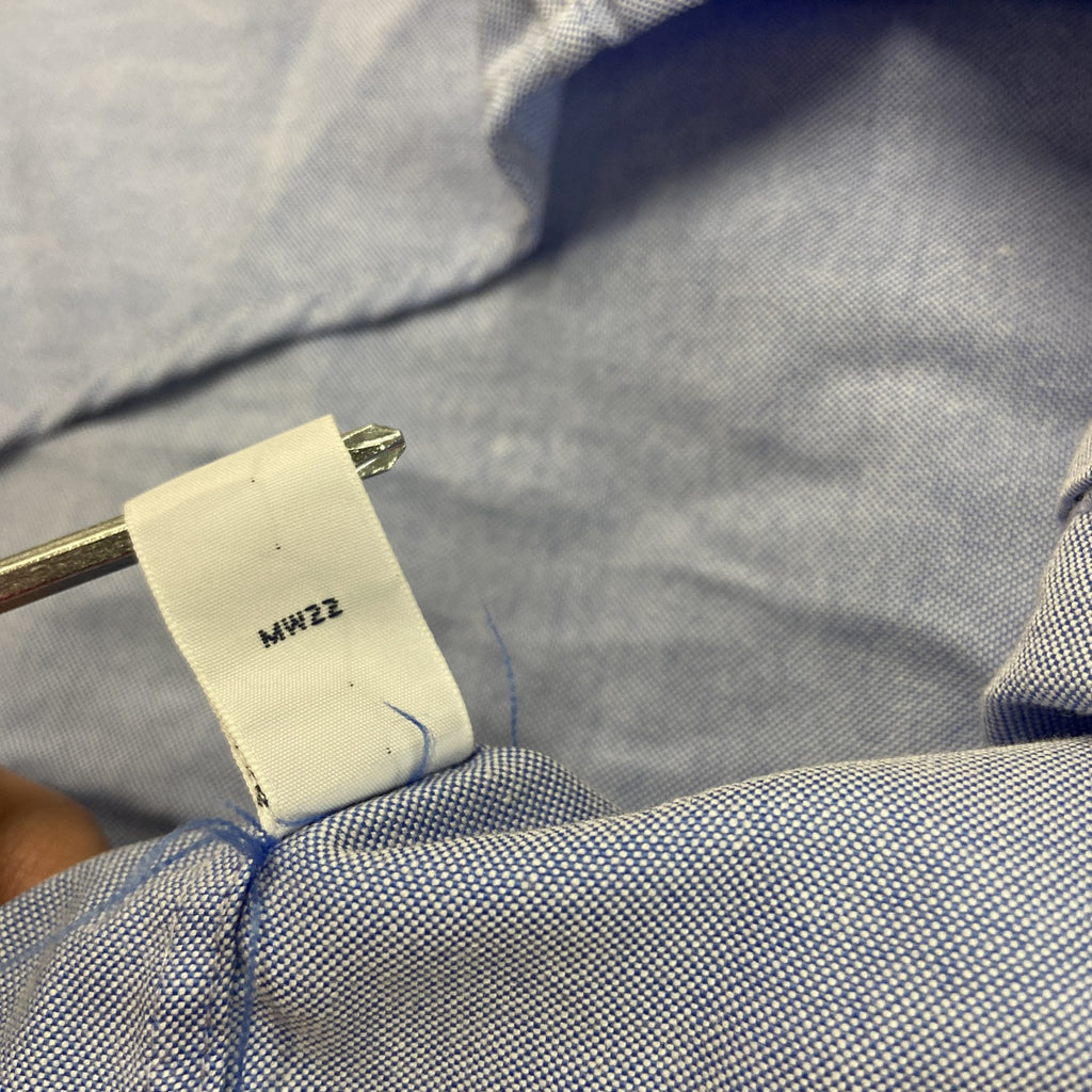 Ralph Lauren　ラルフローレン　長袖ボタンダウンシャツ　オクスフォード　青　ブルー　Lサイズ