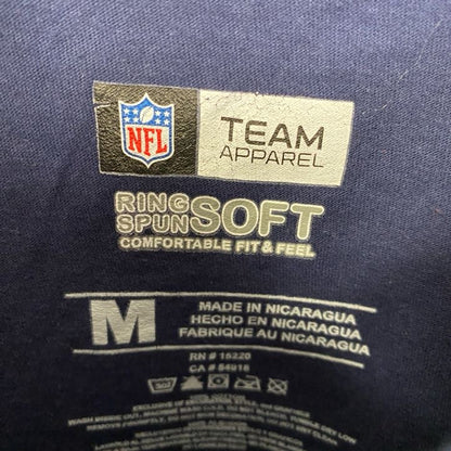 古着 used　NFL　TEAM APPAREL　半袖プリントTシャツ　シアトルシーホークス　フットボール　ネイビー　Mサイズ
