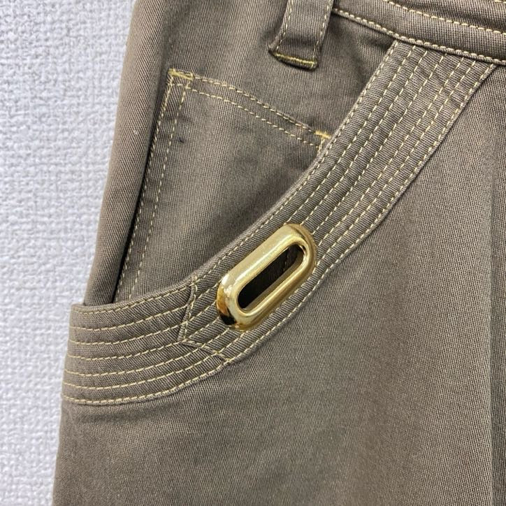 LB-03　フレアパンツ　タグ付き　ローライズ　archive　グランジ　カーキ　29サイズ　