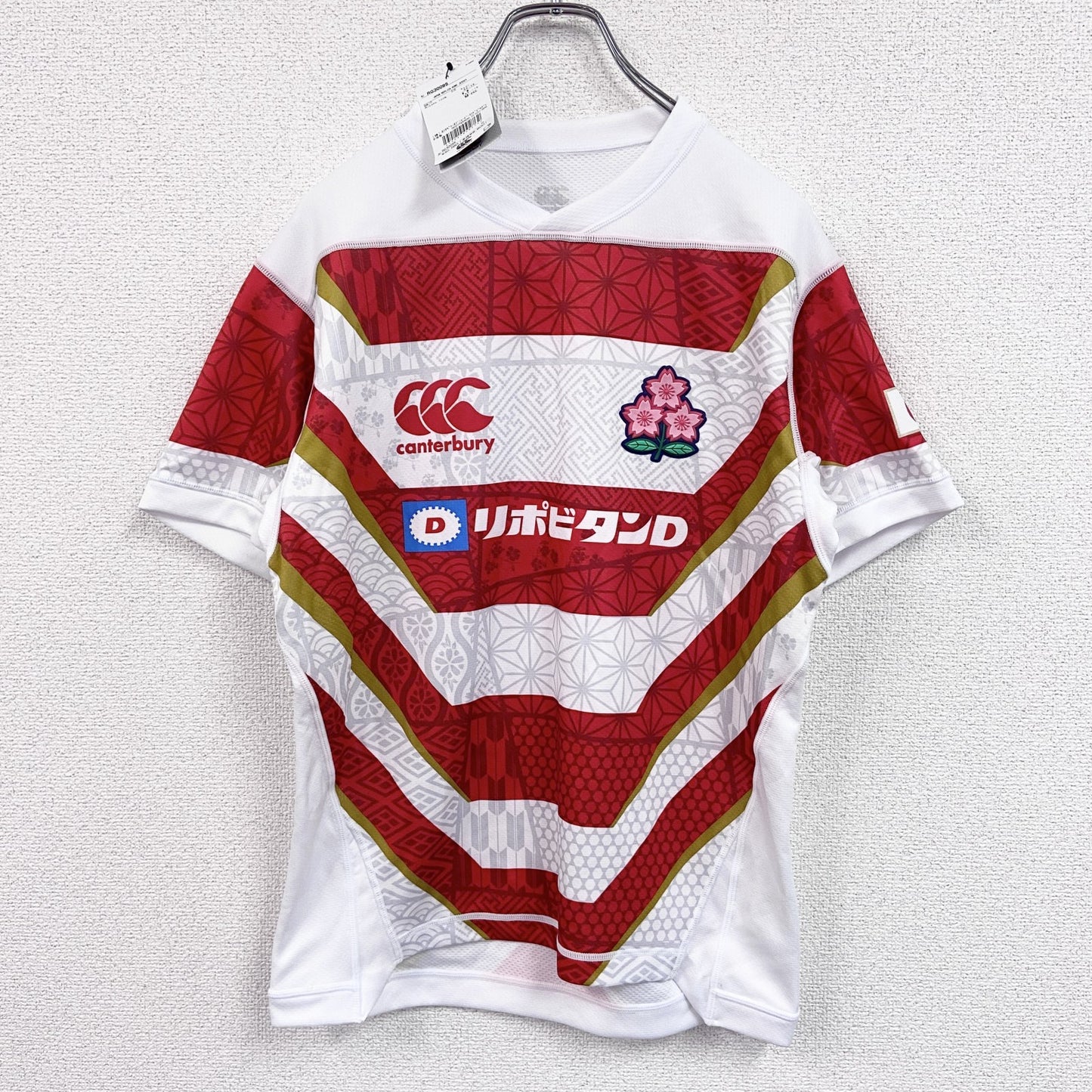 canterbury　カンタベリー　ワールドカップ日本代表　ユニフォーム　タグ付き　未使用　バイカラー　Mサイズ