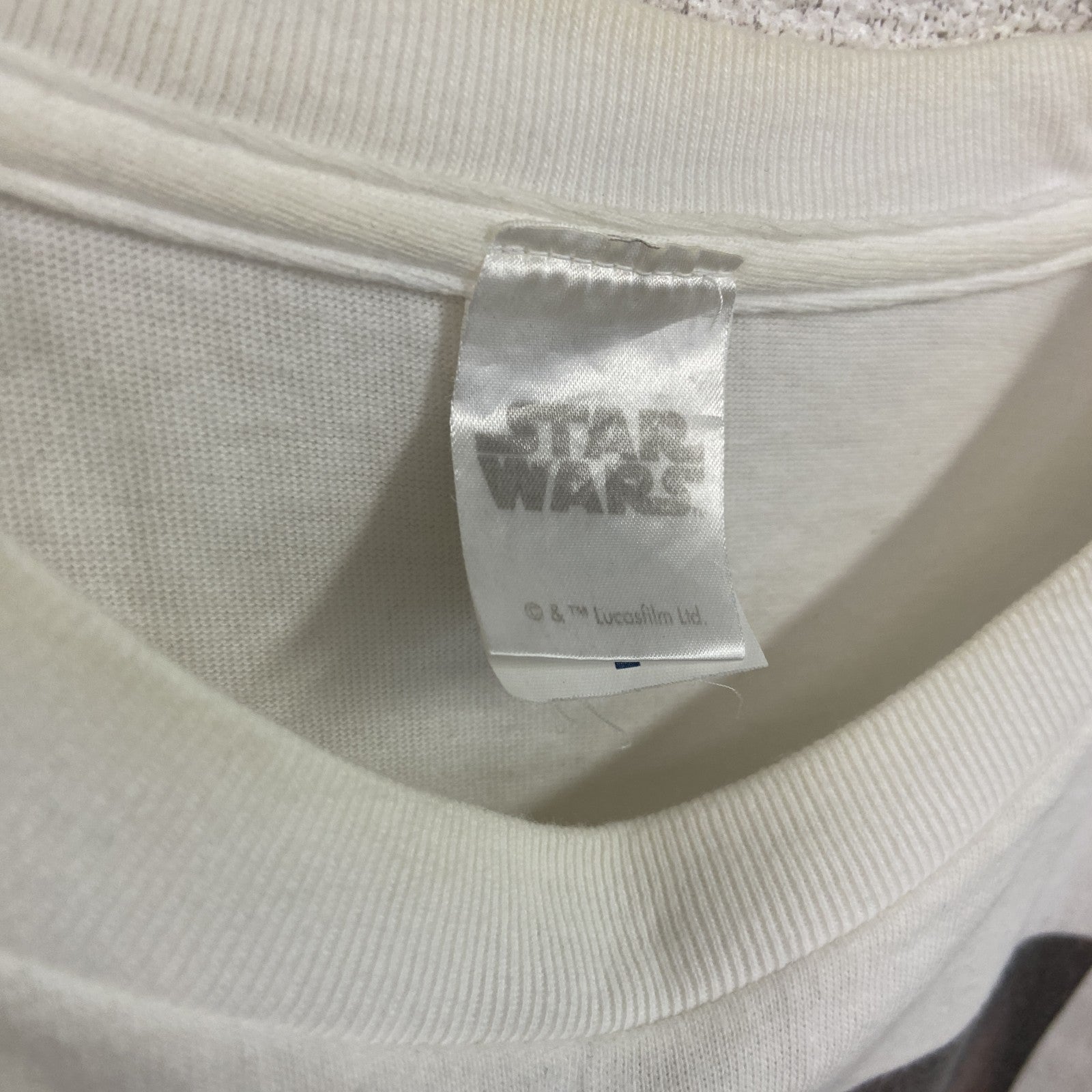 STAR WARS　スターウォーズ　半袖プリントTシャツ　白　ホワイト　Lサイズ