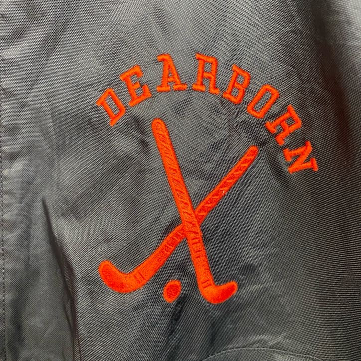 古着 used　BOATHOUSE　長袖ハーフジップ刺繍ナイロンジャケット　FIELDHOCKEY　ビッグシルエット　XLサイズ