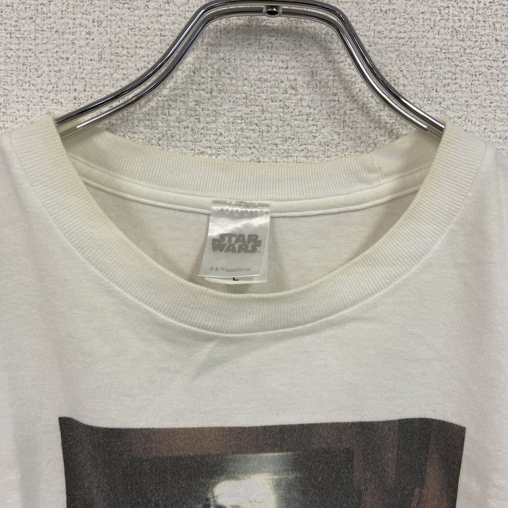 STAR WARS　スターウォーズ　半袖プリントTシャツ　白　ホワイト　Lサイズ