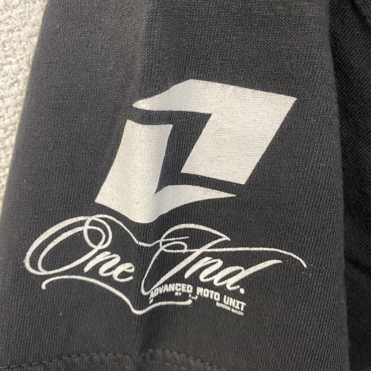 古着 used　OND　オーエヌディー　半袖プリントTシャツ　モンスターエナジー　モンエナ　クルーネック　黒　ブラック　Lサイズ