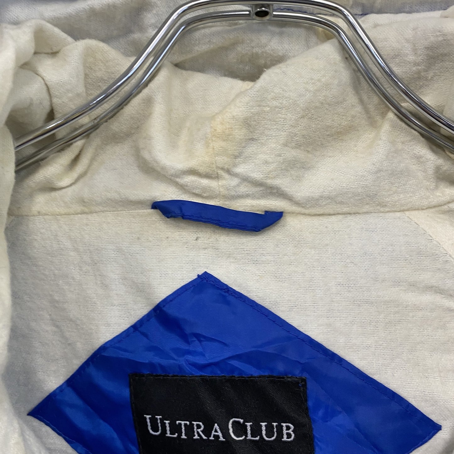 90s　ULTRACLUB　アノラックパーカー　ハーフジッププルオーバージャケット　ヴィンテージ　ブルー　Lサイズ