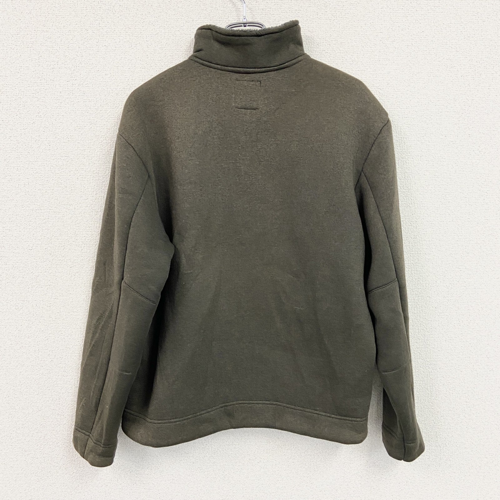 GAP　ギャップ　フルジップジャケット　チャコールグレー　カーキ　Mサイズ