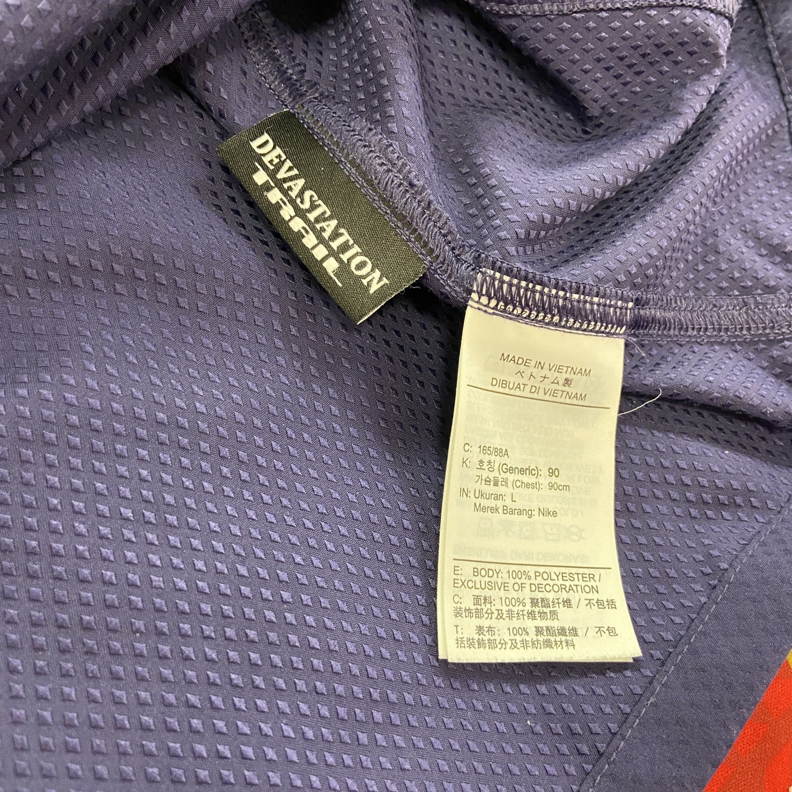 NIKE　ナイキ　ACG　長袖シャツジャケット　UV Devastation Trail　紫　パープル　Lサイズ