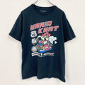 MARIO KART　マリオカート　半袖プリントTシャツ　キャラクターT　ゲームT　Nintendo　ニンテンドー　黒　ブラック　Lサイズ