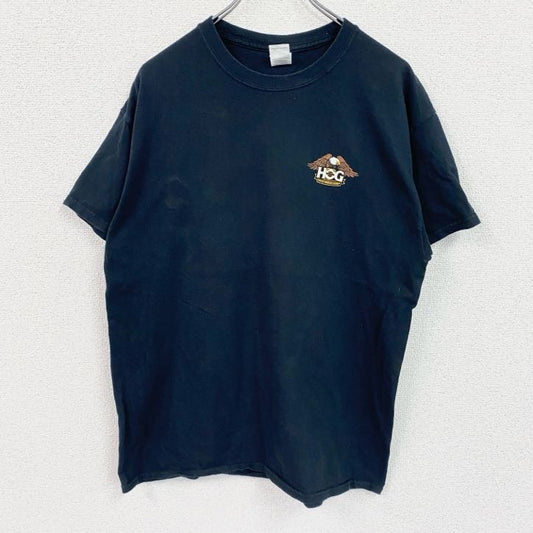 GILDAN　Harley-Davidson　ハーレーダビッドソン　半袖プリントTシャツ　黒　ブラック　Lサイズ