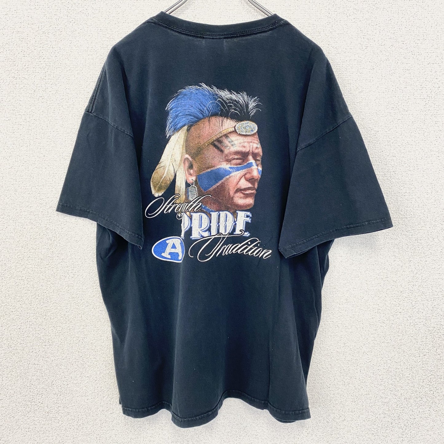 古着 used　GILDAN ギルダン　半袖プリントTシャツ　ビッグT　カジュアルデザイン　クルーネック　黒　レトロ　XLサイズ