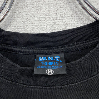 90s～　W.N.T.　BECKHAM　ベッカム　半袖Tシャツ　人物T　ヴィンテージ　黒　ブラック　Mサイズ