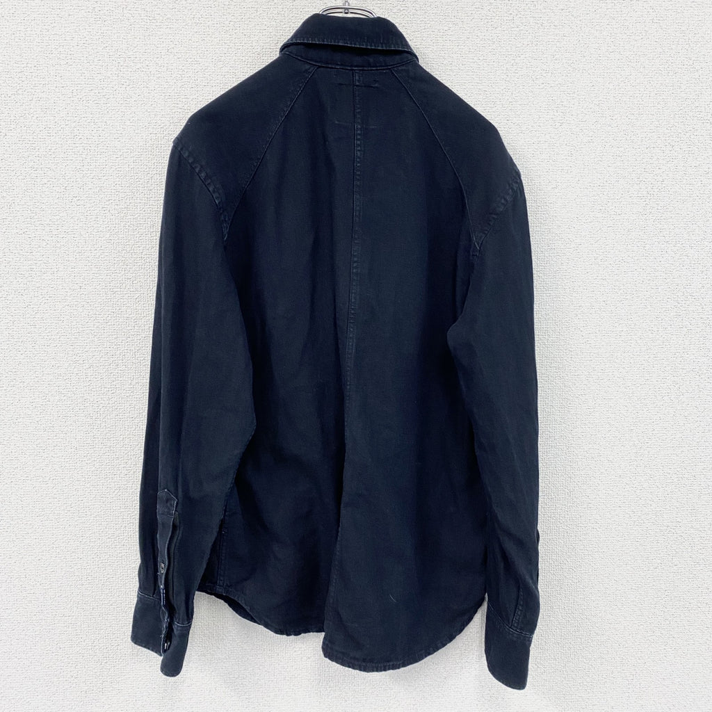 G-STAR RAW　ジースターロー　長袖デニムシャツ　紺　ネイビー　Mサイズ