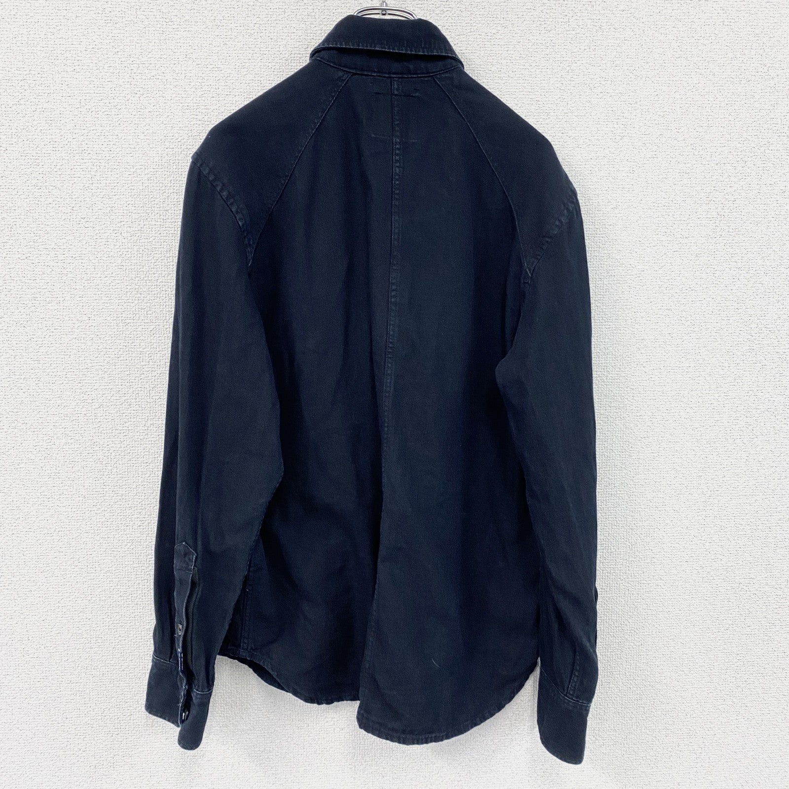 G-STAR RAW　ジースターロー　長袖デニムシャツ　紺　ネイビー　Mサイズ