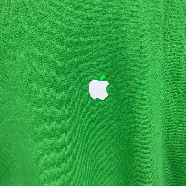 Apple　アップル　半袖プリントTシャツ　企業T　緑　グリーン　XLサイズ