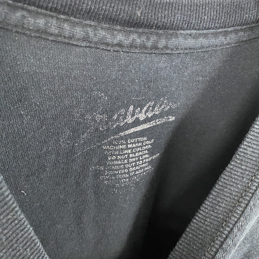 Brauad　2PAC　半袖プリントTシャツ　人物T　ラップT　ヒップホップ　黒　ブラック