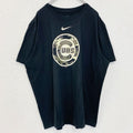 古着 used　NIKE　ナイキ　半袖ビッグプリントTシャツ　UBS　シカゴ カブス　スウッシュマーク　 黒　迷彩柄　XXLサイズ