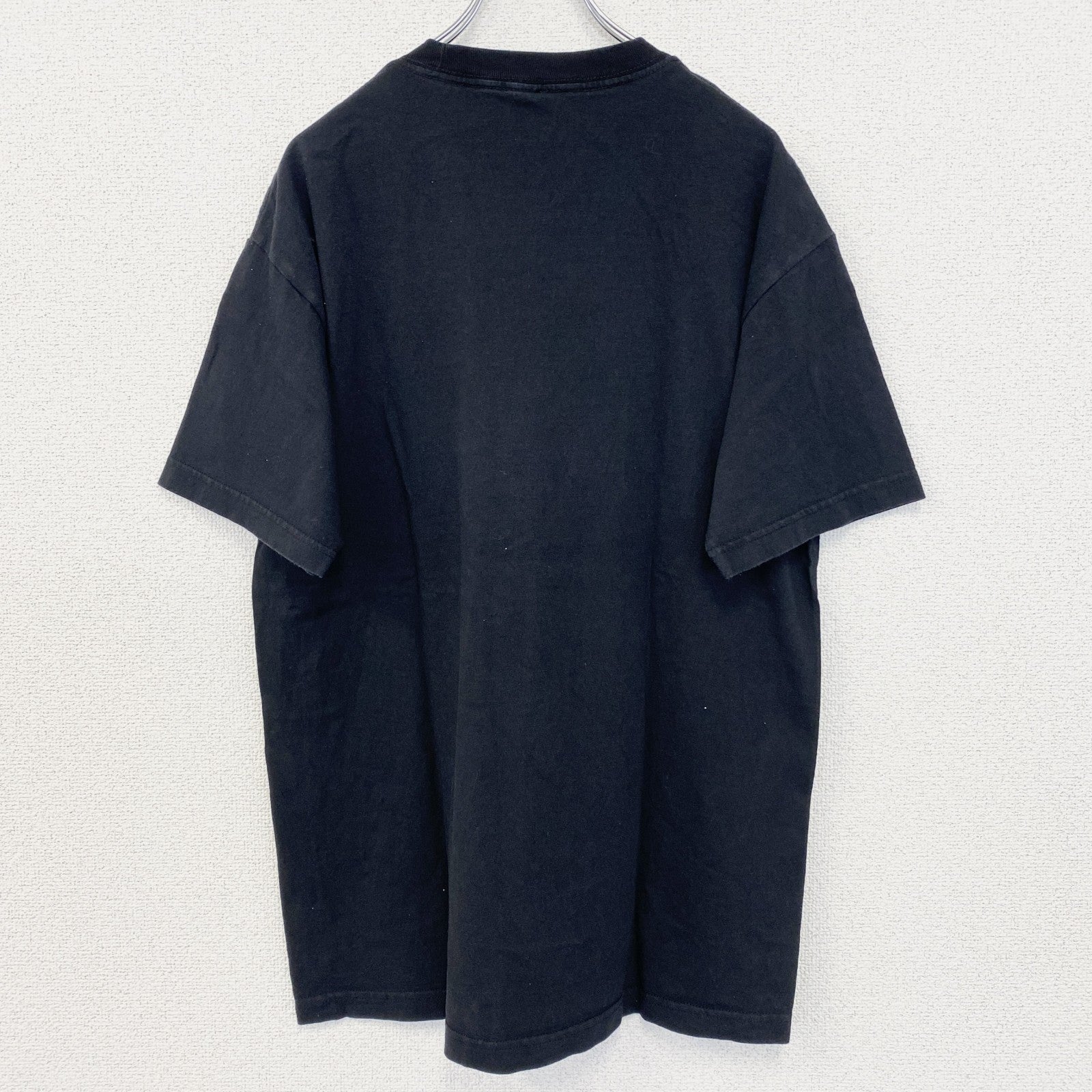 古着 used　ノーブランド　半袖プリントTシャツ　アメリカ　NEW MEXICO　カジュアル　クルーネック　黒　レトロ　Lサイズ