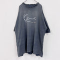 90s～　KANI JEANS　カナイ　刺繡デザインTシャツ　黒　ブヴィンテージラック　XXXLサイズ