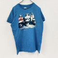 XDYE TEES　半袖プリントTシャツ　水色　ライトブルー　Mサイズ