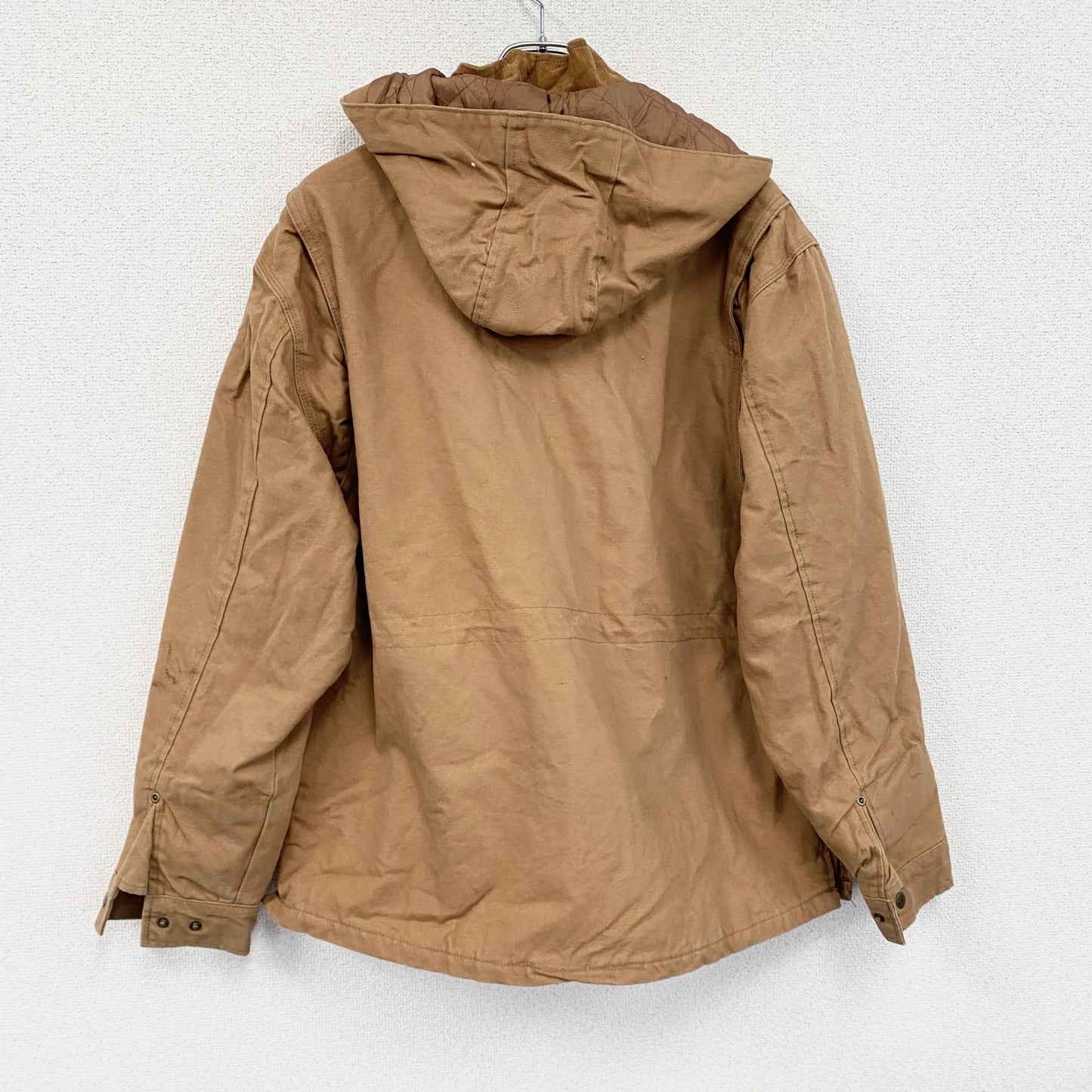 Wells lamont　ウェルズラモント　フルジップダックジャケット　キャメル　Mサイズ