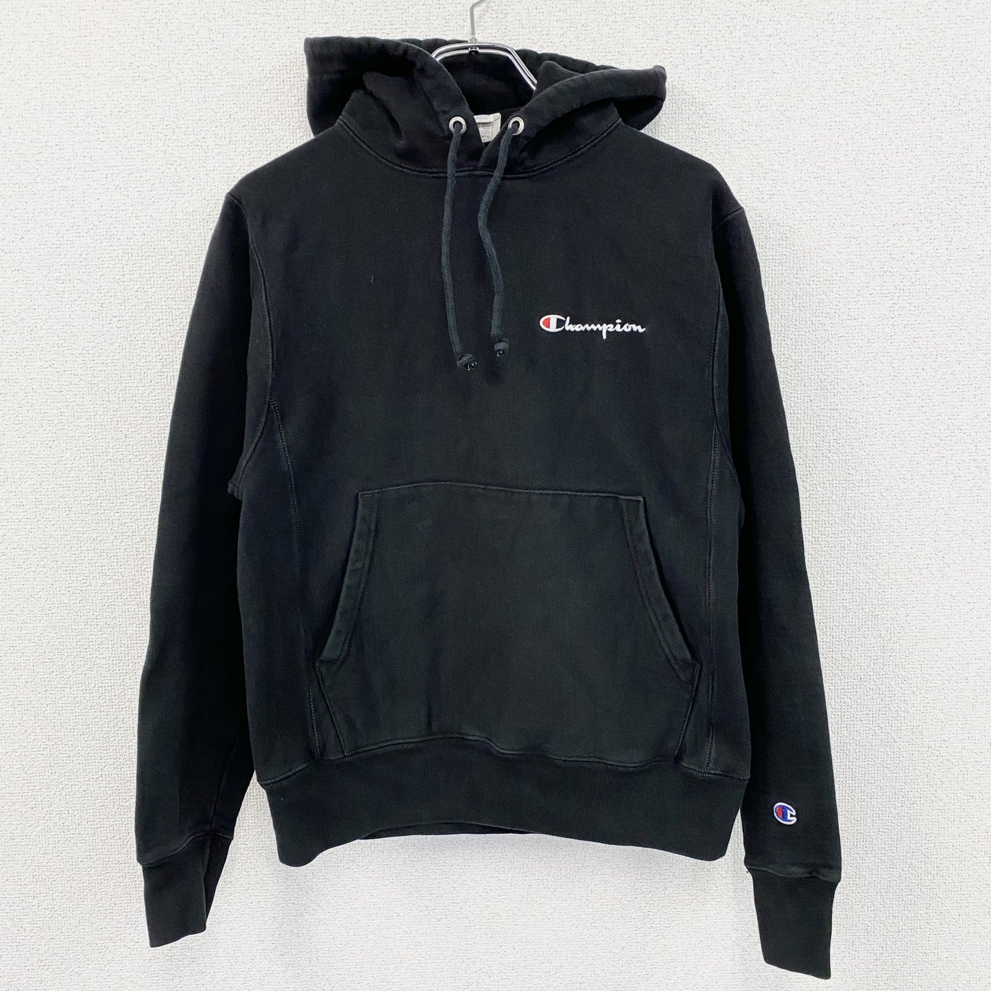 Champion　チャンピオン　リバースウィーブ　スウェットパーカー/フーディー　黒　ブラック　Sサイズ