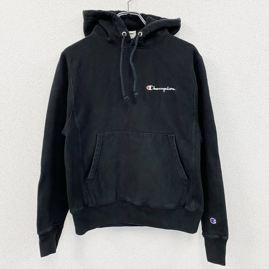 Champion　チャンピオン　リバースウィーブ　スウェットパーカー/フーディー　黒　ブラック　Sサイズ