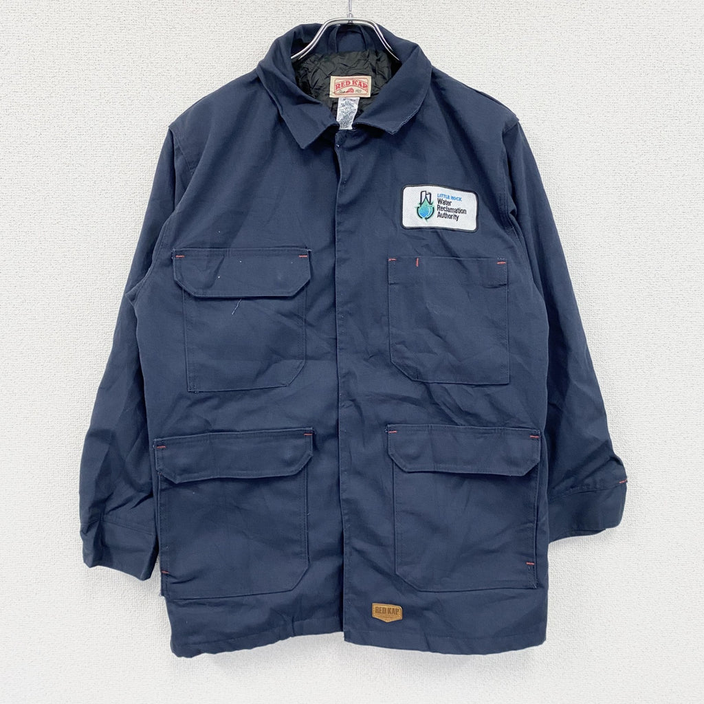 RED KAP　レッドキャップ　ワークジャケット　比翼仕立て　紺　ネイビー　Mサイズ