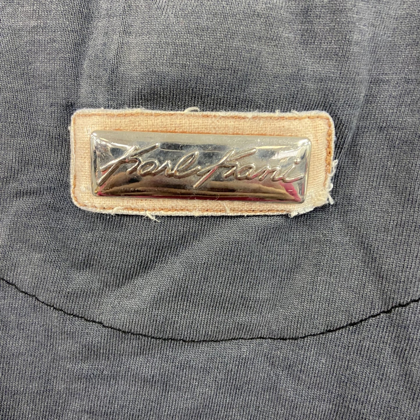 90s～　KANI JEANS　カナイ　刺繡デザインTシャツ　黒　ブヴィンテージラック　XXXLサイズ