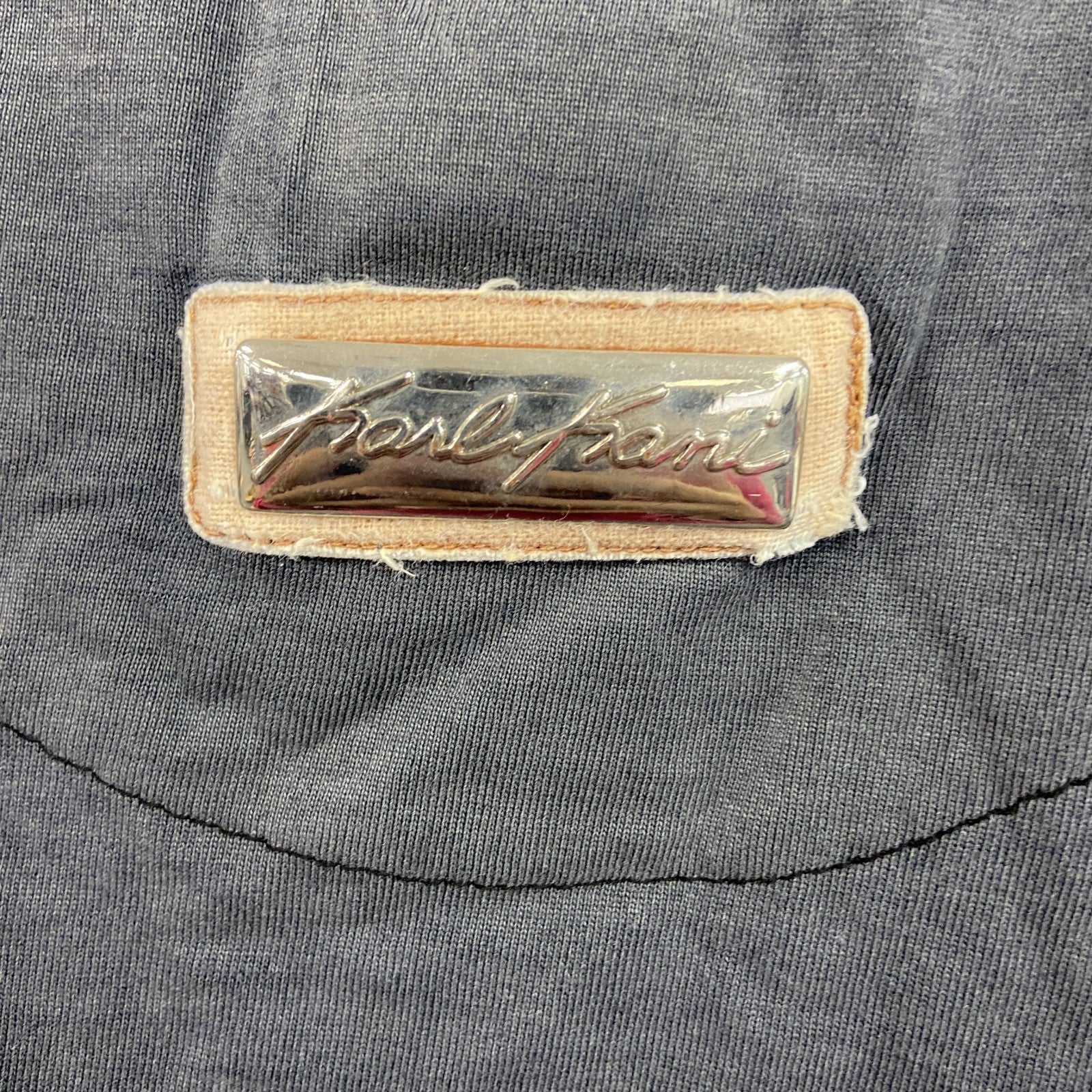 90s～　KANI JEANS　カナイ　刺繡デザインTシャツ　黒　ブヴィンテージラック　XXXLサイズ