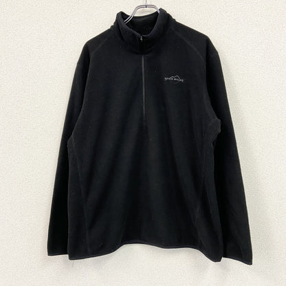 Eddie Bauer　エディーバウアー　ハーフジップフリースジャケット　黒　ブラック　XLサイズ