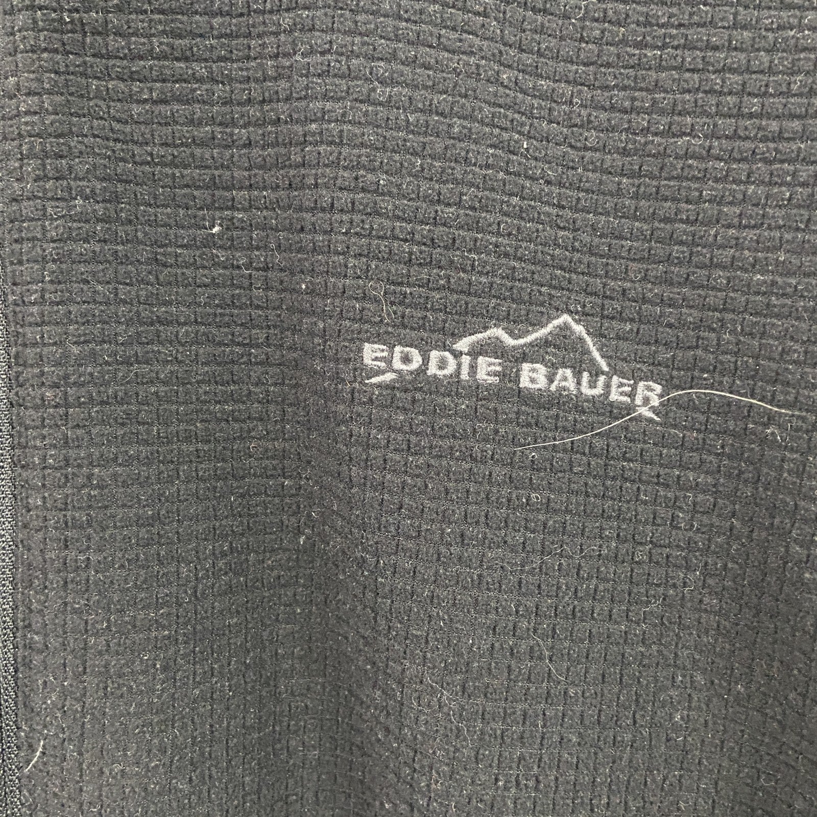 Eddie Bauer　エディーバウアー　ハーフジップフリースジャケット　黒　ブラック　XLサイズ
