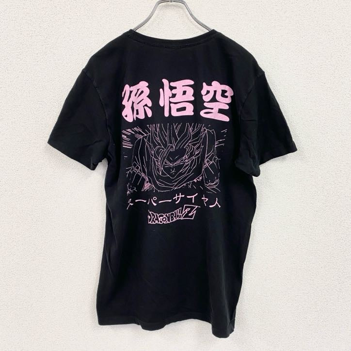 DRAGONBALL Z　孫悟空　半袖アニメプリントTシャツ　アニメT　黒　ブラック　Lサイズ