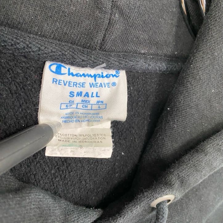 Champion　チャンピオン　リバースウィーブ　スウェットパーカー/フーディー　黒　ブラック　Sサイズ