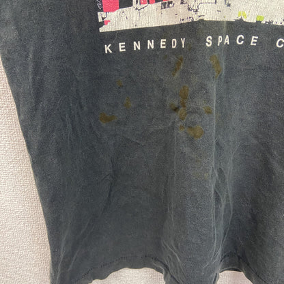 90s　anvil　アンヴィル　プリントTシャツ　シングルステッチ　NASA　黒　ブラック　Lサイズ
